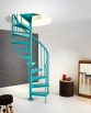 Clip T030 Steel Spiral Staircase in Green