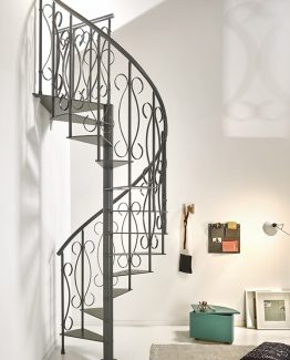 Unique Steel Spiral Staircase